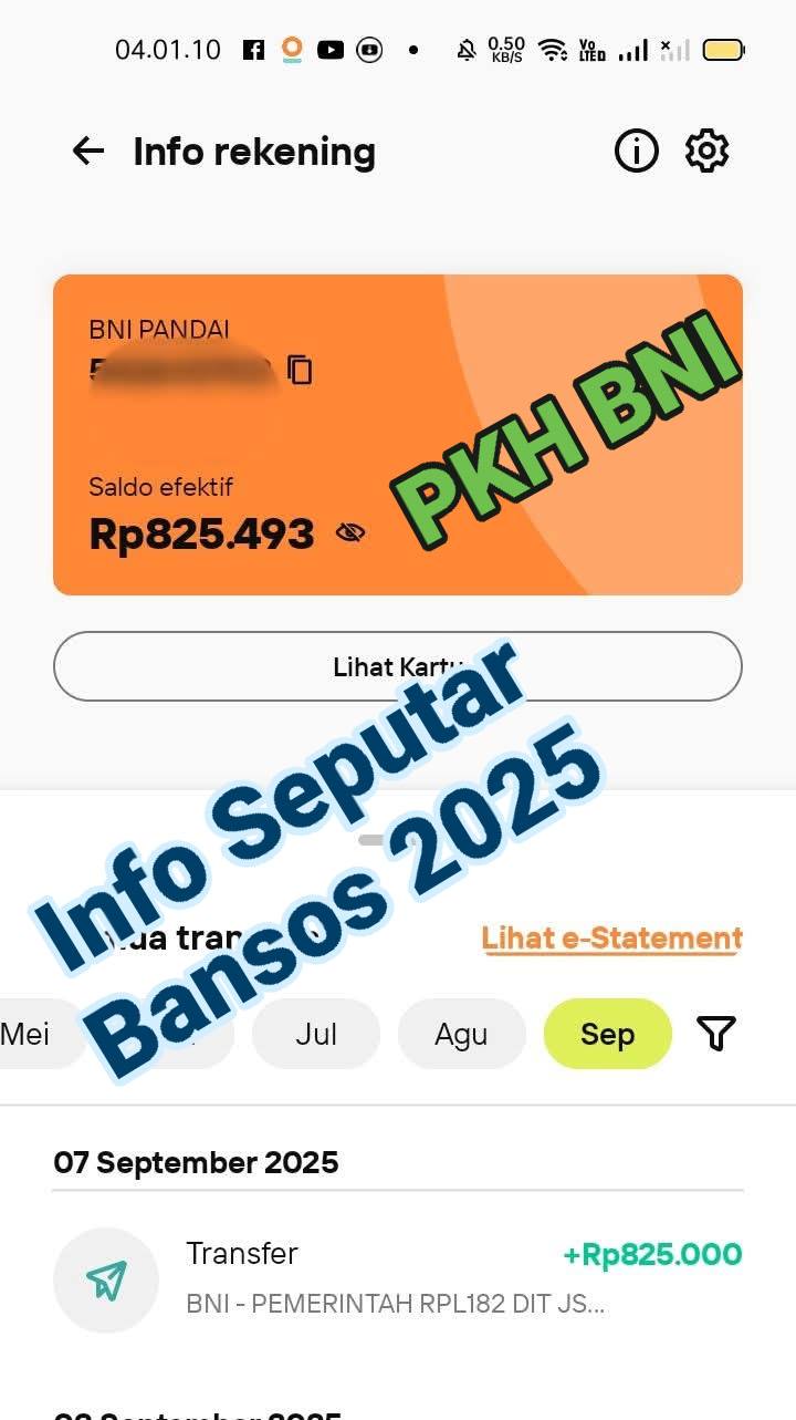Bansos PKH cair (Facebook)